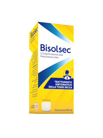 Bisolsec Tosse Secca Stizzosa 2,13mg/ml Sciroppo 190ml