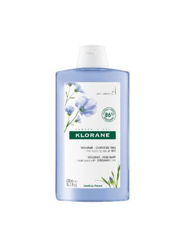 Klorane Shampoo Volume Lino Bio Capelli Fini 400ml