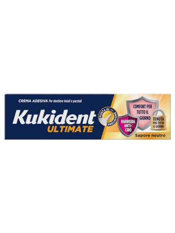 Kukident Ultimate Neutro Crema Adesiva Protesi Dentarie 40g